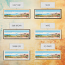 Channel Islands National Park Panoramic California Travel Art, National Park Print, Minimalist Travel Art, Midcentury Modern Style Landscape