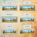 Zion National Park Panoramic Utah Travel Art, National Park Print, Minimalist Travel Art, Midcentury Modern Style Landscape
