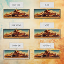 Wild West Canvas Art, Ready To Hang Canvas Print, Panoramic Art, Old West Saloon On Fire