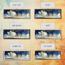 Whimsical Clouds Wall Decor, Ready To Hang Canvas Print, Panoramic, Clouds and Blue Sky, Guest Room Art, Above Bed Art