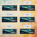 Northern lights canvas wall art Forest print Aurora Borealis Night Sky canvas Nature wall art Northern lights Landscape Framed Wall Art