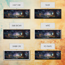 Spiritual Fantasy Forest Wall Art Print, Lanterns and Glowing Trees and Rivers, Fantasy Painting, Living Room Wall Art