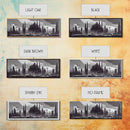 Dystopian Art Deco Style Architecture, Extra Large Wall Art, Framed Panoramic Canvas Print, Framed Wall Decor