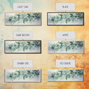 Green Botanical Oil Painting On Canvas - Eucalyptus Wall Art - Large Gallery Wrap Canvas Wall Art Prints With External Floater Frame