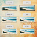 Berneray Sands, Scotland Panoramic Print, Vacation Gift, Scotland Wall Art, Beach Painting, Beach Decor, Large Wall Art, Wood Frame Art