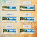 Bottle Beach, Thailand Panoramic Beach Print, Vacation Gift, Thailand Wall Art, Beach Painting, Beach Decor, Beach Painting