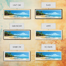 Cabarete Beach, Dominican Republic Panoramic Print, Vacation Gift, Dominican Republic Wall Art, Beach Painting, Beach Decor, Beach Or Lakehouse Art