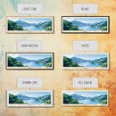 Clear Water Bay, Hong Kong Panoramic Beach Print, Vacation Gift, Hong Kong Wall Art, Beach Painting, Beach Decor, Beach Painting