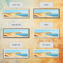 Dakhla dragon island, Morocco Panoramic Print, Vacation Gift, Morocco Wall Art, Beach Painting, Beach Decor, Beach Or Lakehouse Art