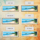 Geribá Beach, Brazil Panoramic Beach Print, Vacation Gift, Brazil Wall Art, Framed Canvas Print, Framed Beach Painting
