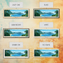 Koh Tao, Thailand Panoramic Beach Print, Vacation Gift, Thailand Wall Art, Beach Painting, Beach Decor, Beach Painting