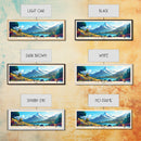 La Virgen, Chile Panoramic Print, Vacation Gift, Chile Wall Art, Beach Painting, Beach Decor, Large Wall Art, Wood Frame Art