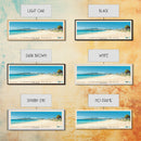 Langebaan Beach, South Africa Panoramic Beach Print, Vacation Gift, South Africa Wall Art, Beach Painting, Beach Decor, Beach Painting