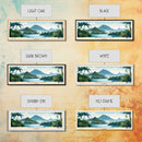 Moluccas, Indonesia Panoramic Beach Print, Vacation Gift, Indonesia Wall Art, Beach Painting, Beach Decor, Beach Painting