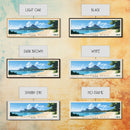 Pereybere Beach, Mauritius Panoramic Beach Print, Vacation Gift, Mauritius Wall Art, Beach Painting, Beach Decor, Beach Painting