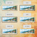 Porto da Barra, Brazil Panoramic Beach Print, Vacation Gift, Brazil Wall Art, Beach Painting, Beach Decor, Beach Painting