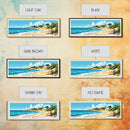 Punta Frances, Cuba Panoramic Print, Vacation Gift, Cuba Wall Art, Beach Painting, Beach Decor, Large Wall Art, Wood Frame Art