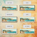 Santa Catalina Island, California Panoramic Beach Print, Vacation Gift, California Wall Art, Beach Painting, Beach Decor, Beach Painting