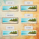 Secretary Island, New Zealand Panoramic Beach Print, Vacation Gift, New Zealand Wall Art, Beach Painting, Beach Decor, Beach Painting