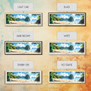 Tubtim Bay, Thailand Panoramic Beach Print, Vacation Gift, Thailand Wall Art, Beach Painting, Beach Decor, Beach Painting