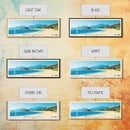 Çıralı Beach, Turkey Panoramic Print, Vacation Gift, Turkey Wall Art, Beach Painting, Beach Decor, Beach Or Lakehouse Art