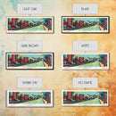 Baltimore Maryland Panoramic Travel Poster Canvas Print