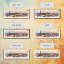 Aalborg Denmark Travel Print Wall Art, Panoramic City Art, Travel Art, Wall Decor, Vacation Gift, Framed Canvas Print Or Metal Art