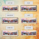 Kamianske Ukraine Wall Art, Panoramic Travel Poster, Panoramic Framed Canvas Print, City Wall Art, Wall Hanging Home Decor, Travel Art