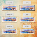 Santa Cruz Tenerife Spain Wall Art, Panoramic Travel Poster, Panoramic Framed Canvas Print, City Wall Art, Wall Hanging Home Decor, Travel Art