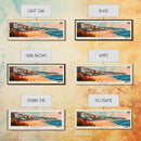 Bournemouth United Kingdom Wall Art, Panoramic Travel Poster, Panoramic Framed Canvas Print, City Wall Art, Wall Hanging Home Decor, Travel Art