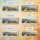 L'Hospitalet-de-Llobregat Spain Travel Print Wall Art, Panoramic City Art, Travel Art, Wall Decor, Vacation Gift, Framed Canvas Print Or Metal Art