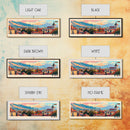 Sliven Bulgaria Wall Art, Panoramic Travel Poster, Panoramic Framed Canvas Print, City Wall Art, Wall Hanging Home Decor, Travel Art