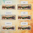 Ternopil Ukraine Panoramic Travel Poster, Framed Canvas Print or Metal Wall Art, Travel Art, Home Decor, Panoramic Painting, Midcentury Art