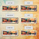 Tournai Belgium Travel Print Wall Art, Panoramic City Art, Travel Art, Wall Decor, Vacation Gift, Framed Canvas Print Or Metal Art