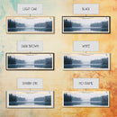 Candle Lake Framed Canvas Print, Panoramic Lake House Decor, Wall Art, Travel Poster, Rustic Lake Painting, Home Decor