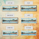 Hawley Lake Arizona Framed Canvas Print, Panoramic Art, Midcentury Modern, Pop Art, Bedroom Decor, Travel Poster, Artistic Decor, Home Decor