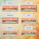Heron Lake New Mexico Framed Canvas Print, Panoramic Art, Midcentury Modern, Pop Art, Bedroom Decor, Travel Poster, Artistic Decor, Home Decor