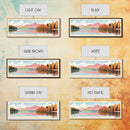 Lake James North Carolina Framed Canvas Print, Panoramic Wall Art, Midcentury Modern, Pop Art, Living Room Decor, Travel Poster, Bedroom Art