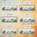 Khao Sok National Park COUNTRY | Framed Travel Poster Canvas Print | Trendy Wall Art | Watercolor Painting | Living Room Art | Unique Art
