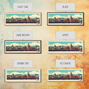 Belfast, Ireland Travel Poster Panoramic Canvas Print, Belfast, Ireland Painting, Ireland Art, Belfast Travel Art, Guest Room Painting