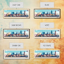 Birmingham, England Travel Poster Panoramic Canvas Print, Birmingham, England Painting, England Art, Birmingham Travel Art, Guest Room Painting
