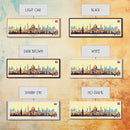 Cairo, Egypt Panoramic Travel Poster Canvas Print, Cairo, Egypt Painting, Egypt Art, Cairo Panoramic Travel Art, Travel Painting