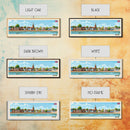 Chichester, England Panoramic Travel Poster Canvas Print, Chichester, England Painting, England Art, Chichester Panoramic Travel Art, Travel Painting