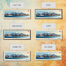 Panoramic Travel Poster Concepcion, Chile Canvas Print, Concepcion, Chile Painting, Chile Art, Concepcion Travel Art, Guest Room Painting