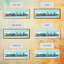 Dublin, Ireland Travel Poster Panoramic Canvas Print, Dublin, Ireland Painting, Ireland Art, Dublin Travel Art, Guest Room Painting
