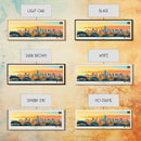 Nairobi, Kenya Panoramic Travel Poster Canvas Print, Nairobi, Kenya Painting, Kenya Art, Nairobi Travel Art, Living Room Painting