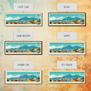 Naucalpan, Mexico Panoramic Travel Poster Canvas Print, Naucalpan, Mexico Painting, Mexico Art, Naucalpan Travel Art, Living Room Painting