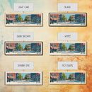 Brantford, Canada Panoramic Canvas Print, Brantford, Canada Painting, Canada Art, Brantford Travel Poster, Travel Art, Living Room Painting