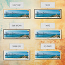 Cartagena, Colombia Panoramic Canvas Print, Cartagena, Colombia Painting, Colombia Art, Cartagena Travel Poster, Travel Art, Housewarming Gift