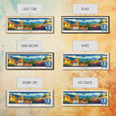 Manizales, Colombia Panoramic Canvas Print, Manizales, Colombia Painting, Colombia Art, Manizales Travel Poster, Travel Art, Housewarming Gift